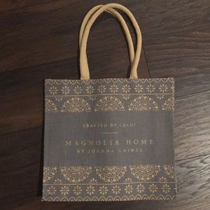 Magnolia Home Burlap Tote